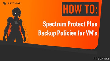 How To: Back Up Policies in IBM Spectrum Protect Plus