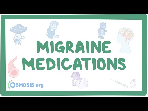 Migraine medications ~pharmacology~