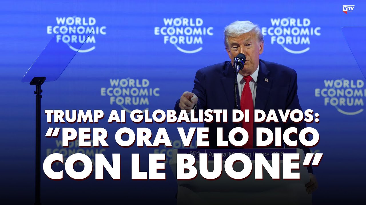 Esclusivo: anche il Covid nel discorso di Trump a Davos - Dietro il Sipario – Talk show