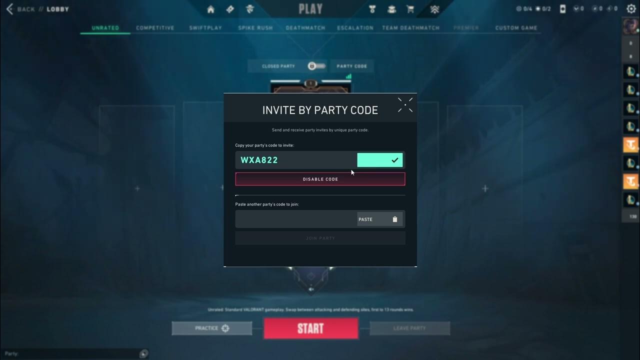 how-to-find-and-enter-the-party-code-in-valorant-tutorial-youtube