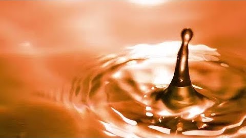 Falling Water Drops Stock Video