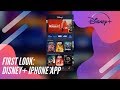 FIRST LOOK: DISNEY+ iPHONE APP FROM EARLY LAUNCH