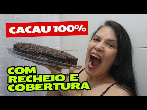 🥮 COMO FAZER BOLO DE CHOCOLATE FOFINHO NO LIQUIDIFICADOR