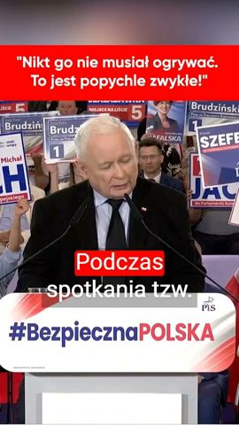 Kaczyński ostro o Tusku: Nikt go nie musiał ogrywać. To jest popychle zwykłe!
