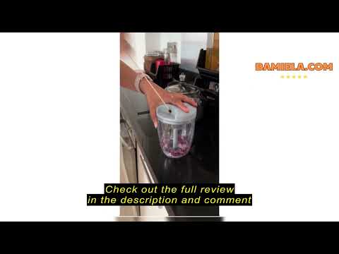 Review VOUM Mini Food Chopper Electric Food Processor and Blender USB Charging Portable Vegetable