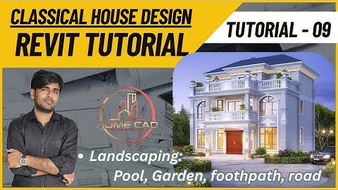 Classical House Exterior in Revit – Tutorial 09 | Revit 2025 Step-by-Step 🏛️