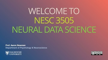 Introduction to NESC 3505 Neural Data Science