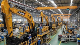 Dentro De La Fábrica De Sany Cómo Se Fabrican Las Excavadoras En China