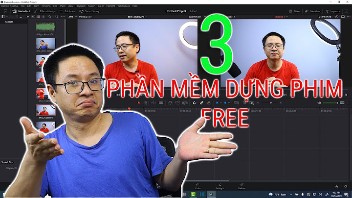 Các phần mềm chỉnh sửa video trên máy tính window