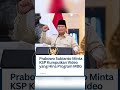 Prabowo minta KSP kumpulkan Video yang hina program MBG #beritaterkini #shorts