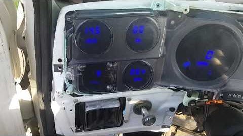 86 C10 Intellitronix Digital Dash install