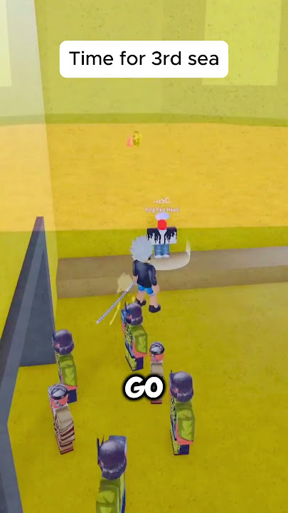 How to enter 3rd sea in Blox Fruits Roblox. #roblox #bloxfruits #shorts
