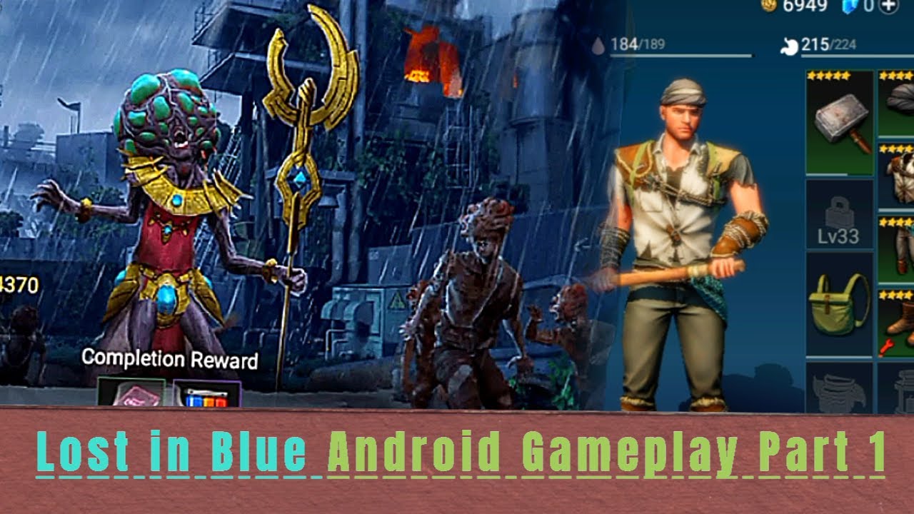 LOST in BLUE Android Gameplay Walkthrough Part 1 (Island Survival