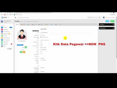 INPUT DATA PEGAWAI SIMAP DISDIK