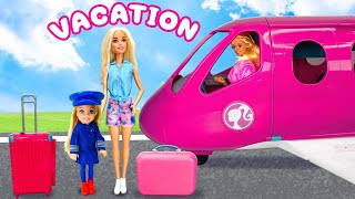 Barbie Viaja en familia | Rutina en el Aeropuerto