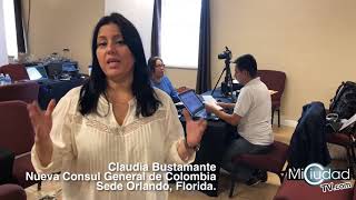 Claudia Bustamante,  Nueva Consul de Colombia en Orlando, Florida.