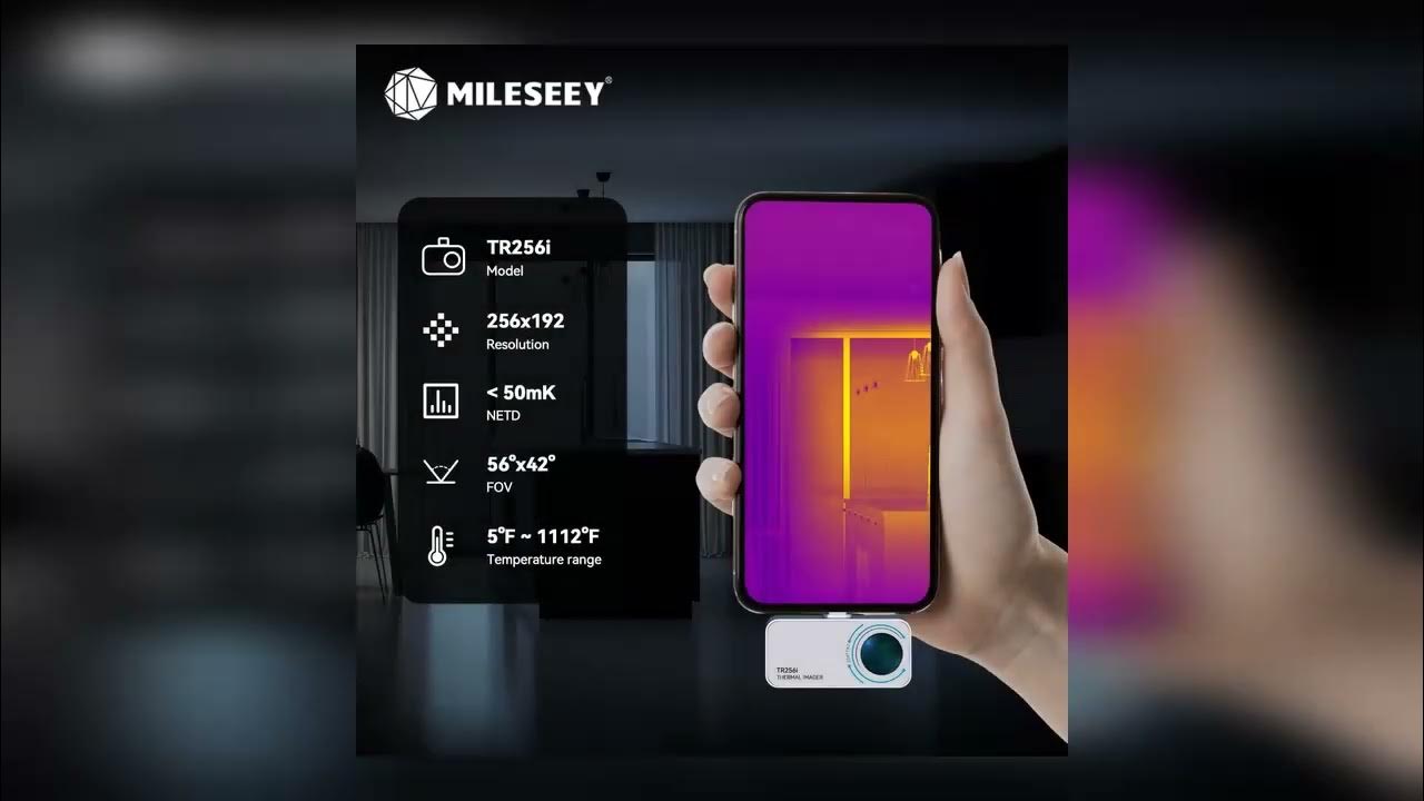 MILESEEY TR160i TR256i 256x192 thermometers YouTube