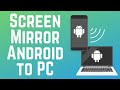 How to Screen Mirror Android to PC 2024