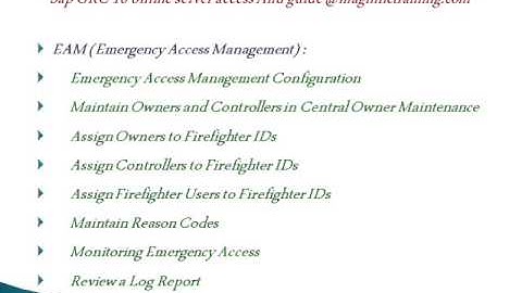 sap GRC 10 online server access And guide @magnifictraining com