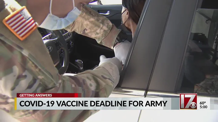 COVID vaccine deadline for US Army