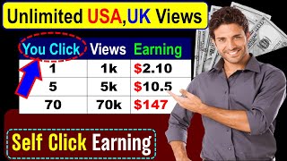 How to get Unlimited Views from USA, UK in free || Unlimited free Views on Website