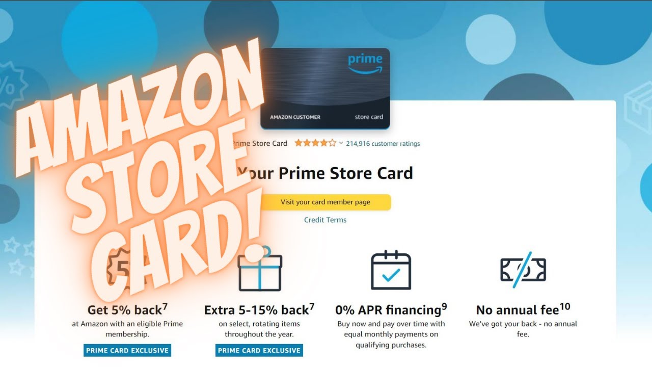 Prime Store Credit Card Synchrony Bank