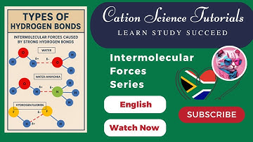 Intermolecular Forces: Hydrogen Bonds & Boiling Point Explained!