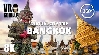 Bangkok Guided Tour in 360 VR - Virtual City Trip - 8K 360 Video