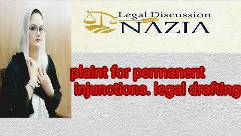 plaint in suit for permanent injunction.