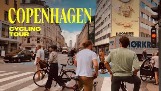 Bike Tour of Copenhagen, Denmark - 4K