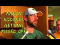 Aaron Rodgers getting Pissed Off