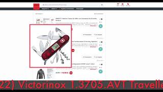 Schnäppchenbilliger Des Tages 26.09.22 - Victorinox 1.3705.Avt Traveller Taschenmesser