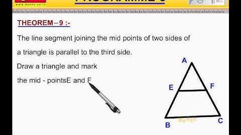 Cbse Class 9 th Maths Score 100 Marks Video     properties of a parellogram 10