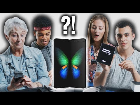 their-1st-time-with-a-foldable-smartphone-!-(galaxy-fold-reaction)