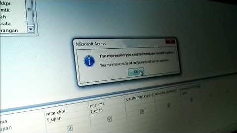 Tutorial Membuat Ms Acces