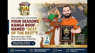 Metro Detroit's Best Roofer: Four Seasons Kanga Roof Wins 2026 Macomb Daily Award! 🦘🏆