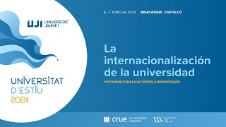 Inauguración del curso CRUE: «La internacionalización de la universidad»