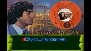 Video thumbnail of "Karaoke Tino - Enrico Macias - Adieu mon pays"
