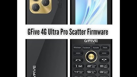 GFive 4G Ultra Pro Scatter Firmware File Tested CM2👍✅🆗💯