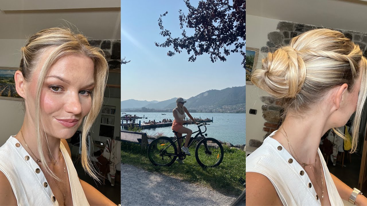 Vlog włoskie mercato// tutorial letniego makijażu i upięcia włosów