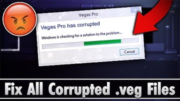 Vegas Pro 16: How To Fix Corrupted .veg Files - Tutorial #419