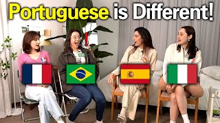 Portuguese is different from Other Romance Languages?? Word differences between Romance Languages!!