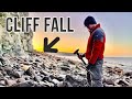 Fossil Hunting After a Cliff Fall! Plus Marine Crocodile Jaw Fossils!