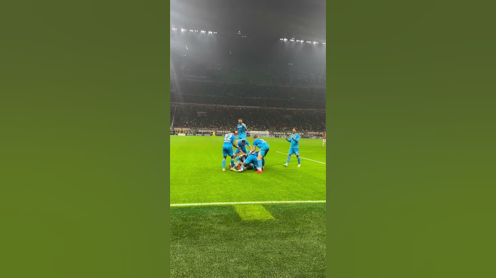 L'esultanza di #kvaratskhelia al goal del 0-2 al Milan illumina San Siro ✨️⚽️