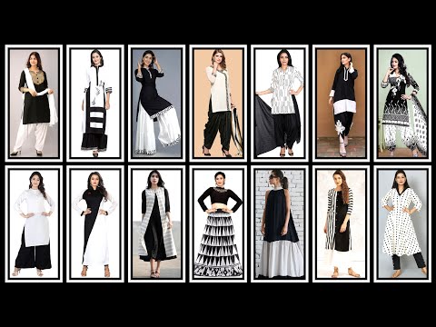 black and white dresses for women
