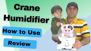 Crane Adorable Cool Mist Humidifier: Review - How to Use - Cleaning