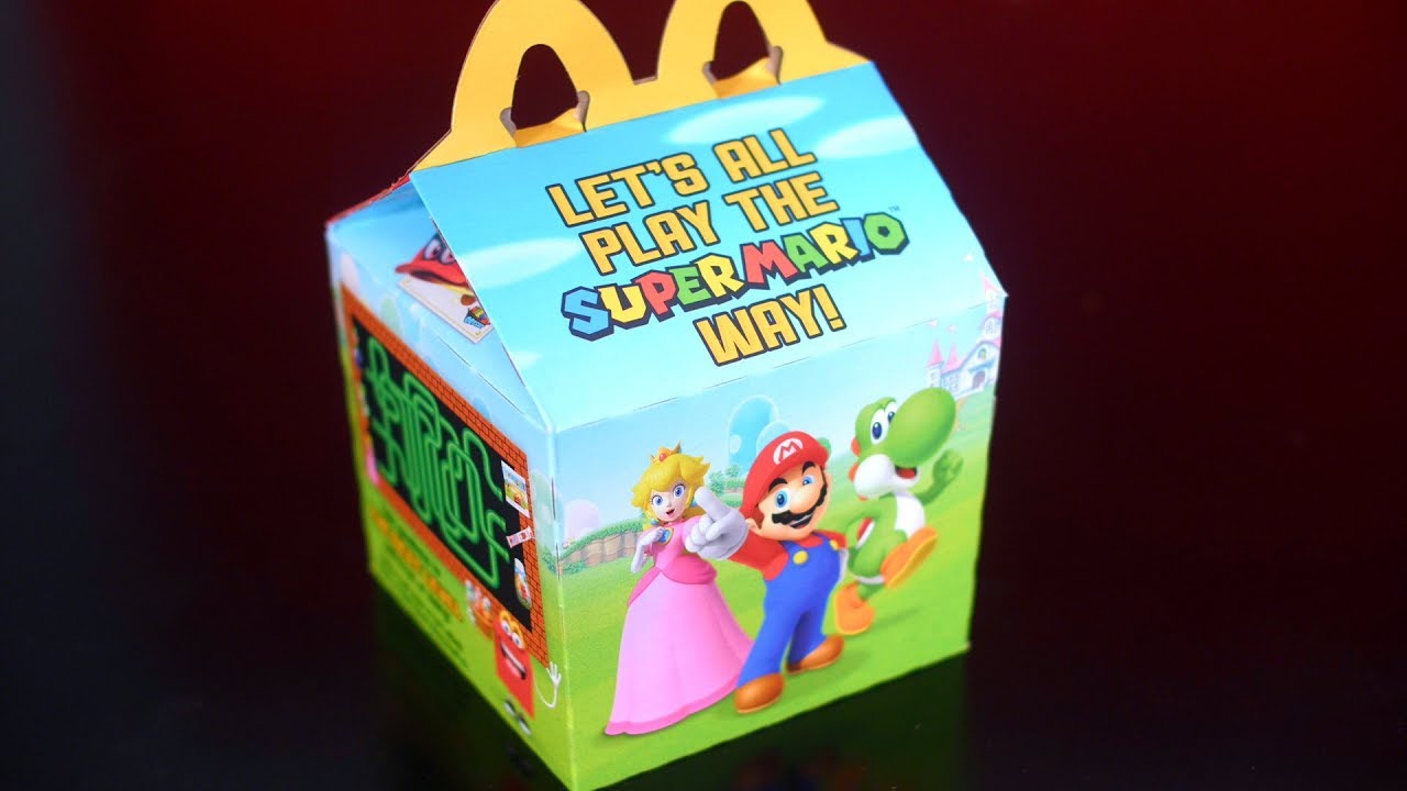 Super Mario Happy Meals Toys Unboxing! YouTube