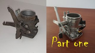 BMW E30 rusty Throttle body INSANE Restoration part 1
