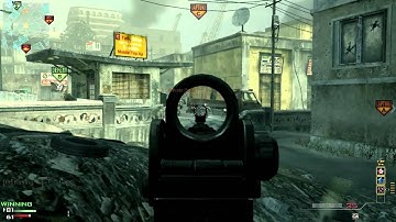 MW3 Gameplay | Bakaara | Domination MOAB /m4a1/mp5