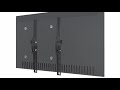 Maclean mc665 tv bracket wall mount led lcd plasma 32  55 40kg steel adjustable wall tv